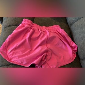 Size 6 Hot Pink Hottie Hot Lululemon Shorts 4”